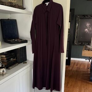 Athleta Burgundy Long Sleeve Dress